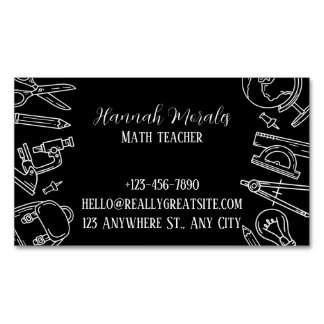 SmartMath Tutoring Services Magnetische Visitenkarte