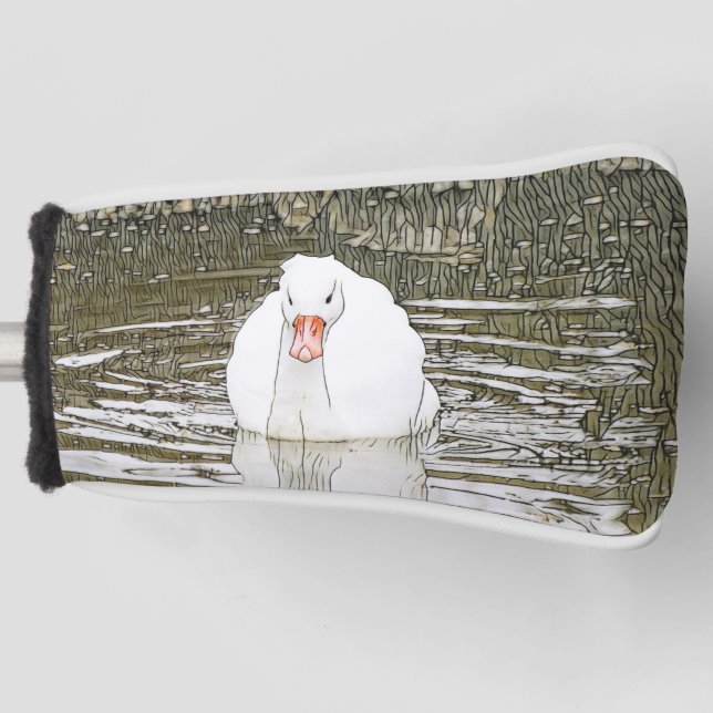SmartMix Animal - Swan Golf Headcover (Vorderseite)