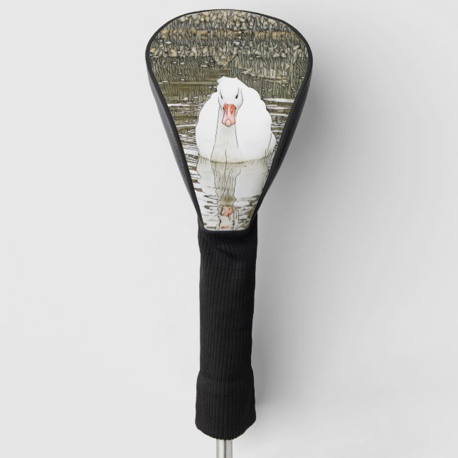 SmartMix Animal - Swan Golf Headcover (Vorderseite)