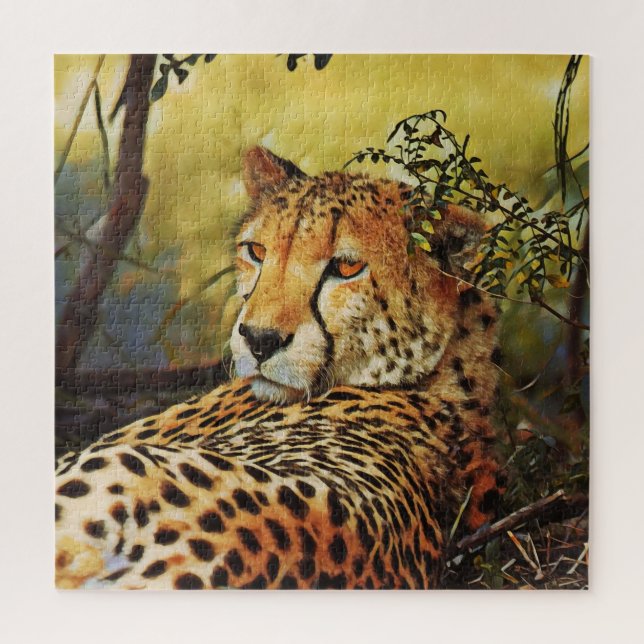 SmartMix Tier- Geparden 3 Puzzle (Vertikal)