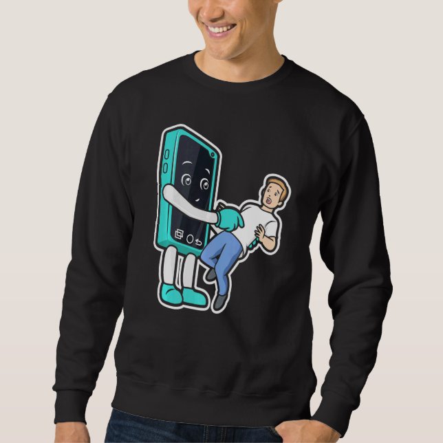 Smartphone Addiction Kleidung Smartphone Addiction Sweatshirt (Vorderseite)