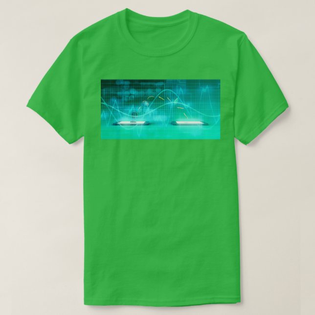 Smartphone Banking Online als Fintech-Konzept T-Shirt (Design vorne)