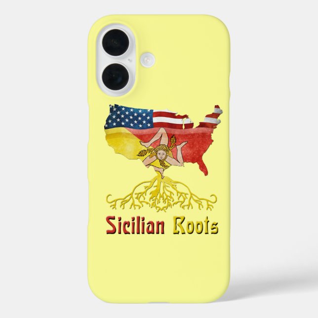 Smartphone-Case für den amerikanischen sizilianisc Case-Mate iPhone Hülle (Rückseite)