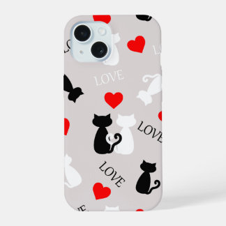 Smartphone case with cats iPhone 15 hülle