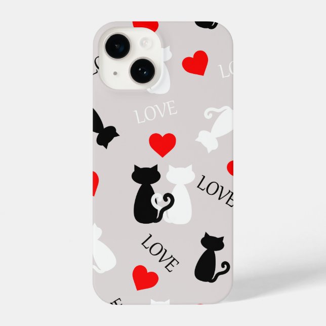 Smartphone case with cats iPhone hülle (Rückseite)