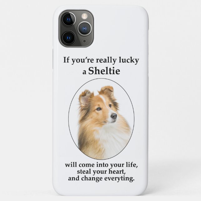 Smartphone-Fall "Luke Sheltie" Case-Mate iPhone Hülle (Rückseite)