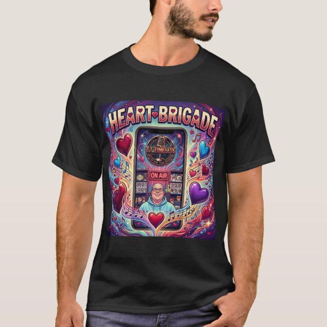 Smartphone Heart Brigade T-Shirt (Vorderseite)