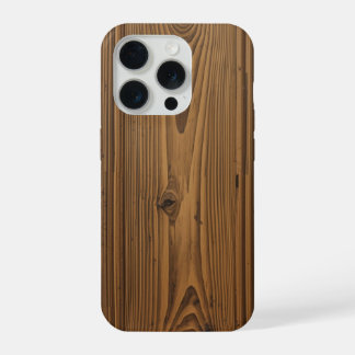 Smartphone-Hülle mit Holzoptik iPhone 15 Pro Hülle