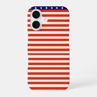 Smartphone-Hülle mit USA-Flagge iPhone 16 Hülle