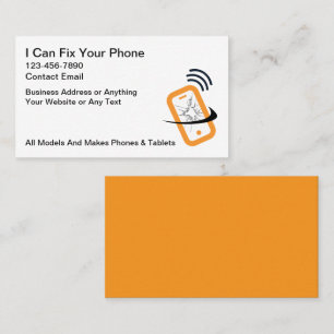 Smartphone Repair Services Business Cards Visitenkarte