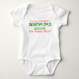 Smartphones Digital Distance Funny Säugling Baby Strampler
