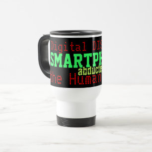 Smartphones Digitaler Stress Humor Reisebecher