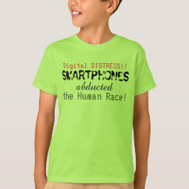 Smartphones entführten den menschlichen Race Funny T-Shirt