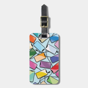 Smartphones mit einer Note Gepäckanhänger