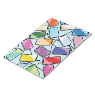 Smartphones mit einer Note Notizblock