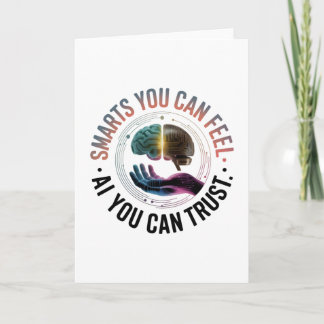Smarts, die Sie fühlen können - AI Brain Futuristi Karte