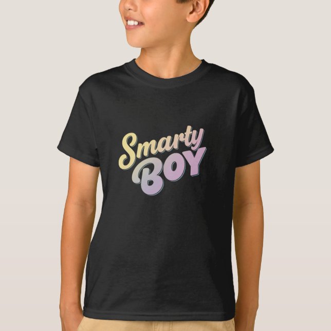 Smarty Boy T - Shirt - Smart, Fun und stilvoller A (Vorderseite)
