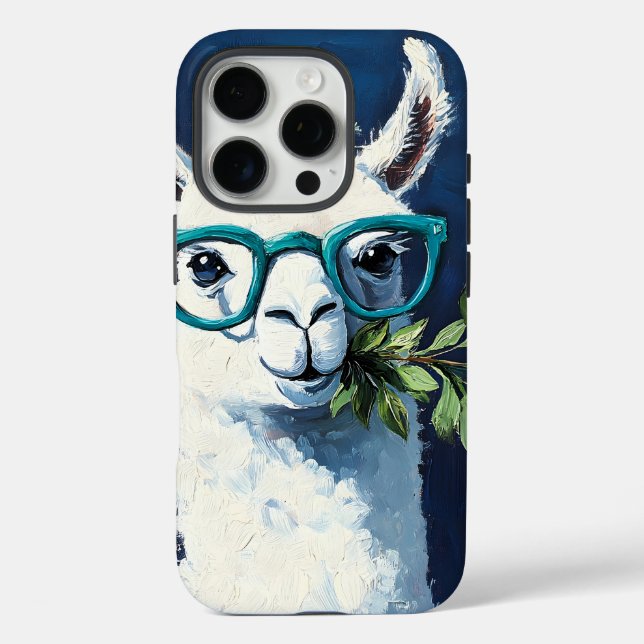 Smarty Llama Chic Case-Mate iPhone Hülle (Rückseite)