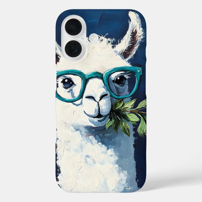 Smarty Llama Chic Case-Mate iPhone Hülle (Rückseite)