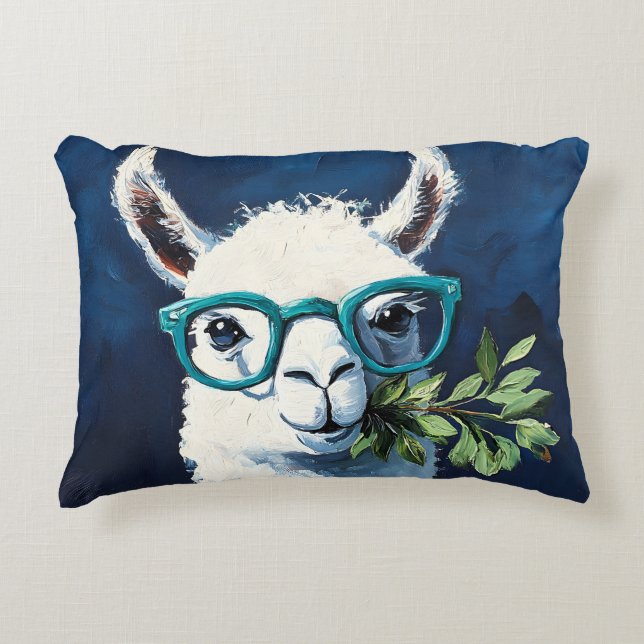 Smarty Llama Chic Dekokissen (Vorderseite)