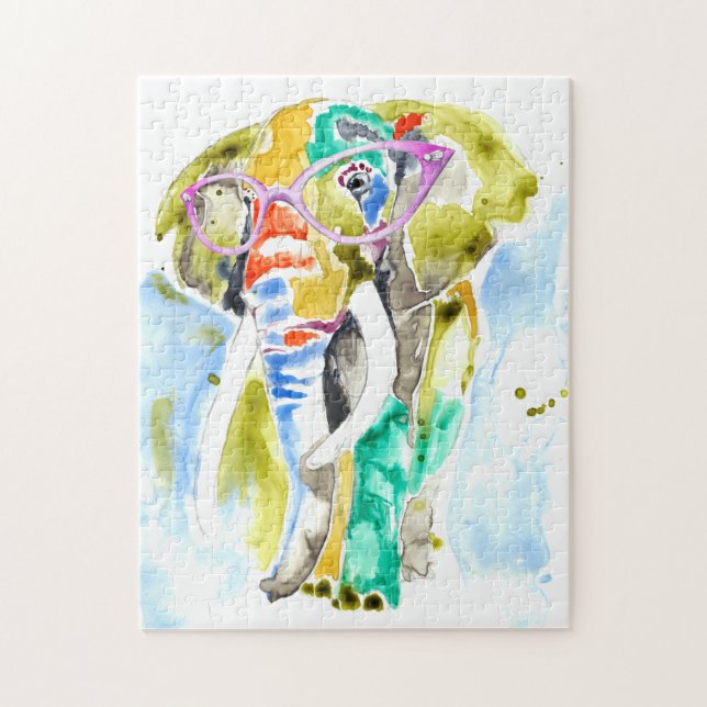 Smarty-Pants-Elefant Puzzle (Vertikal)