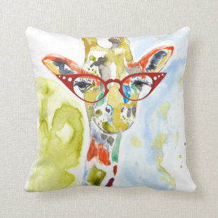 Smarty-Pants Giraffe Kissen