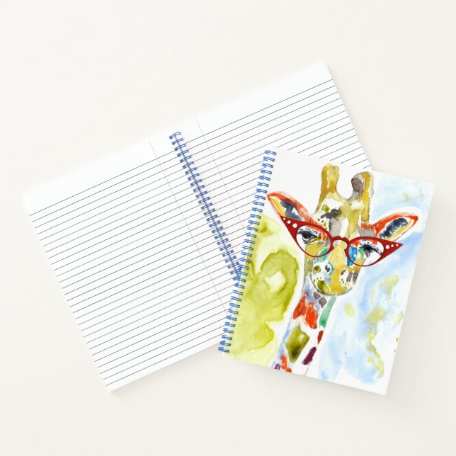 Smarty-Pants Giraffe Notizbuch (Innenseite)