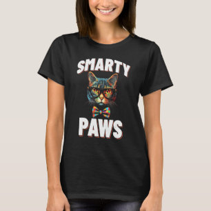 Smarty Paws Cat Glasses T-Shirt