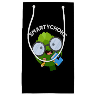 Smartychoke Funny Artichoke Pun Dark BG Kleine Geschenktüte