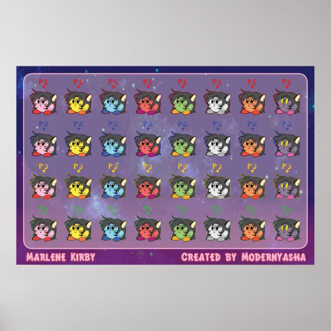 Smash Bros Marlene Poster (Vorne)