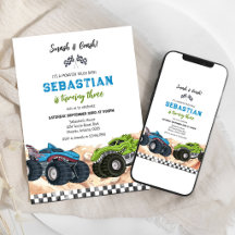 Smash & Crash Monster Truck Kindergeburtstag