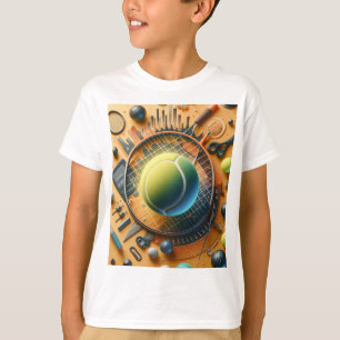 "Smash Hit: Tennis Ball und Racket Art" T-Shirt