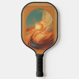 Smash in Marokko - Pickleball Energy Art Print Schläger