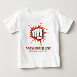 Smash Punch Fist – Bold Strength Motivation Art Baby T-shirt