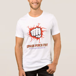 Smash Punch Fist – Bold Strength Motivation Art Tri-Blend Shirt