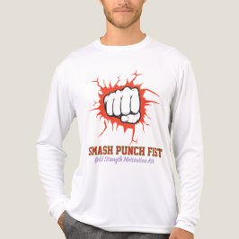 Smash Punch Fist – Kühne Stärken-Motivations-Kunst Tri-Blend Shirt