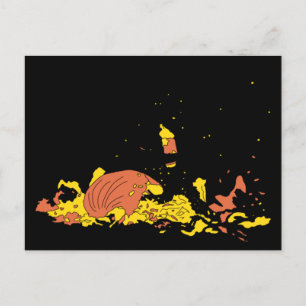 Smashed Pumpkin Postkarte
