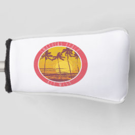 Smathers Beach Key West Vintag Beach Sunrise Surf Golf Headcover