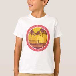 Smathers Beach Key West Vintag Beach Sunrise Surf T-Shirt
