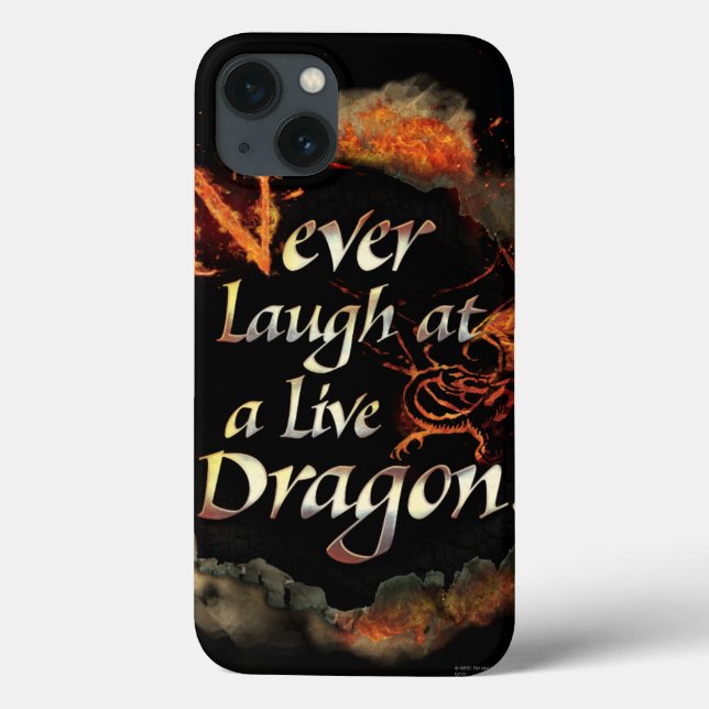 SMAUG™ - Logo-Grafik niemals lachen Case-Mate iPhone Hülle (Rückseite)