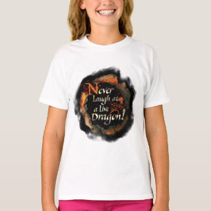SMAUG™ - Logo-Grafik niemals lachen T-Shirt