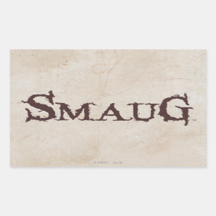 SMAUG™ Name Rechteckiger Aufkleber