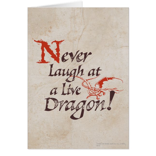 SMAUG™ - Never Laugh At A Live Dragon (Vorne)