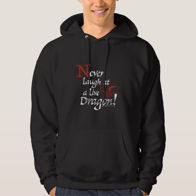 SMAUG™ - Never Laugh At A Live Dragon Hoodie (Vorderseite)