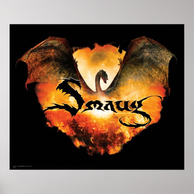 SMAUG™ Over Laketown Poster (Vorne)