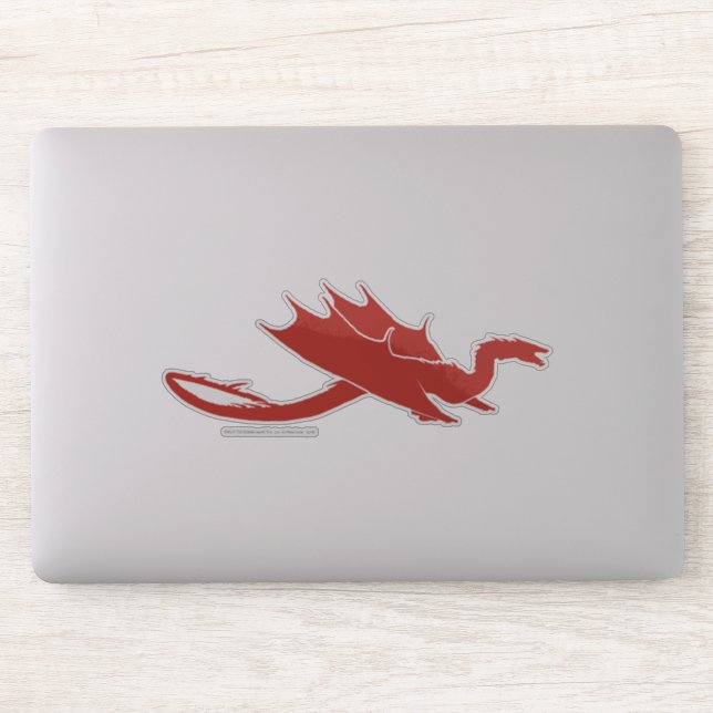 SMAUG™ Silhouette und Name 2 Aufkleber (Computer)