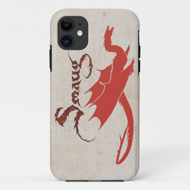 SMAUG™ Silhouette und Name Case-Mate iPhone Hülle (Rückseite)
