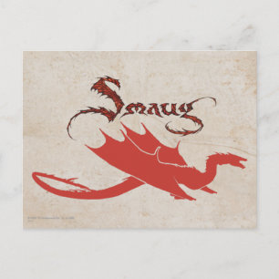 SMAUG™ Silhouette und Name Postkarte