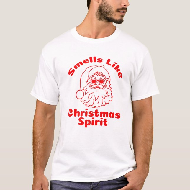 Smell Like Christmas Spirit T-Shirt (Vorderseite)