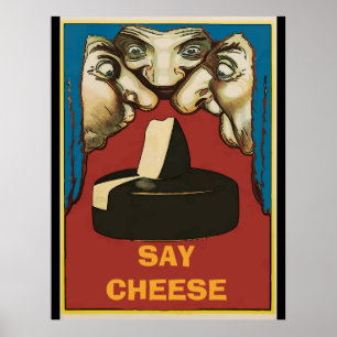 Smelly Cheese Vintage Posters Poster